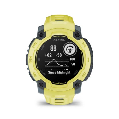 Pametni sat GARMIN Instinct E 45mm, GPS, HR, pametne obavijesti, žuto-zeleni