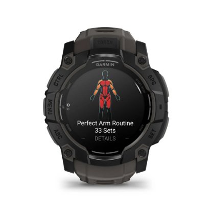 Pametni sat GARMIN Instinct 3 Amoled 50mm, GPS, HR, pametne obavijesti, crni