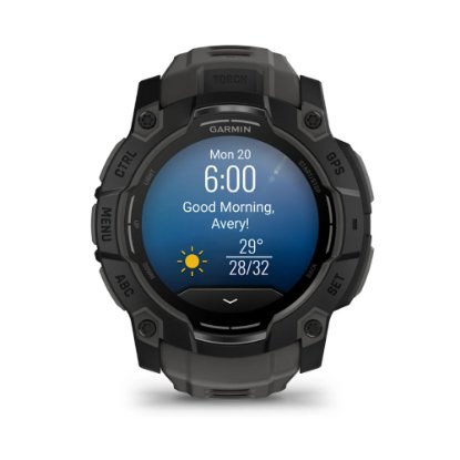 Pametni sat GARMIN Instinct 3 Amoled 50mm, GPS, HR, pametne obavijesti, crni