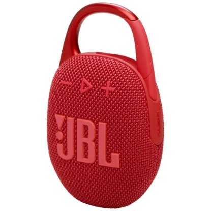 Zvučnik JBL Clip 5, bluetooth, vodootporan, 7W, crveni