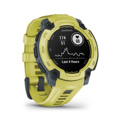Pametni sat GARMIN Instinct E 45mm, GPS, HR, pametne obavijesti, žuto-zeleni