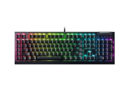 Tipkovnica RAZER BlackWidow V4 X, mehanička, Green switch, RGB, HR/US Layout, crna, USB