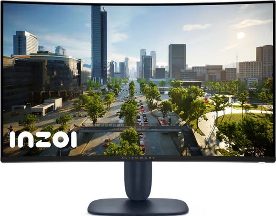 Gaming monitor 32" DELL Alienware AW3225DM, QHD, VA, 180Hz, 1ms, 400cd/m2, FreeSync, zakrivljeni, crni