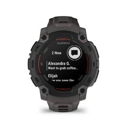Pametni sat GARMIN Instinct E 45mm, GPS, HR, pametne obavijesti, crni