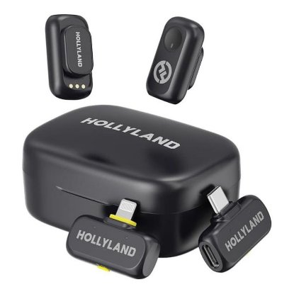 Mikrofon HOLLYLAND Lark A1 Combo, crni