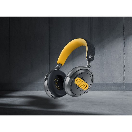 Slušalice SENNHEISER Momentum 4, 80th Anniversary Edition, bežične, crno-žute
