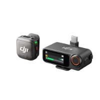 Slika DJI Mic 3 mikrofon (1 oddajnik + 1 sprejemnik), brezžični, črni
