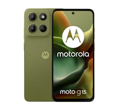 Mobitel MOTOROLA G15, 6,72", 8GB, 512GB, Android 15, zeleni