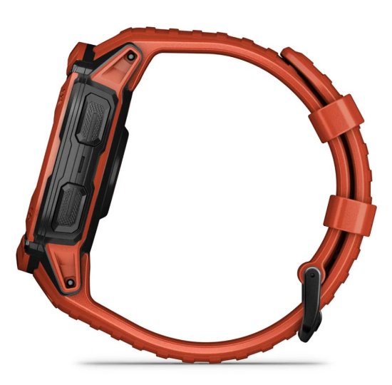Pametni sat GARMIN Instinct 2X Solar, HR, GPS, multisport, crveni/crveni