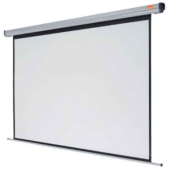 Platno za projektor E-VIEW ES200, 203 x 203 cm, 1:1, zidno, električno