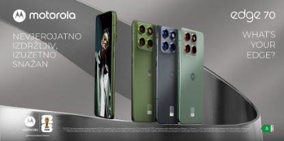 Prikažite detalje za Upoznaj najtanju Motorolu do sada - Edge 70!