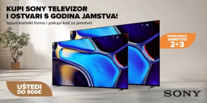 Prikažite detalje za Ugrabi produženo jamstvo na Sony televizore do kraja godine!