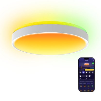 Stropna svjetiljka GOVEE RGBICWW + RGBICWW Round Smart Ceiling Light, 15"