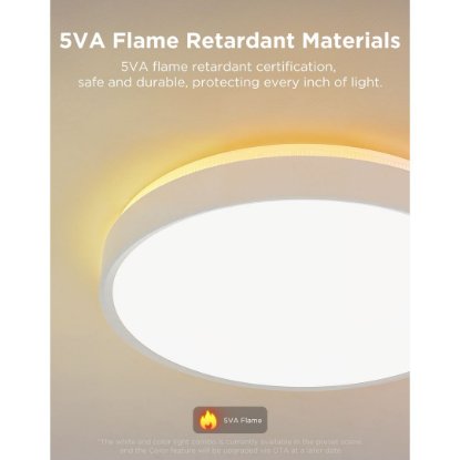 Stropna svjetiljka GOVEE RGBICWW + RGBICWW Round Smart Ceiling Light, 15"