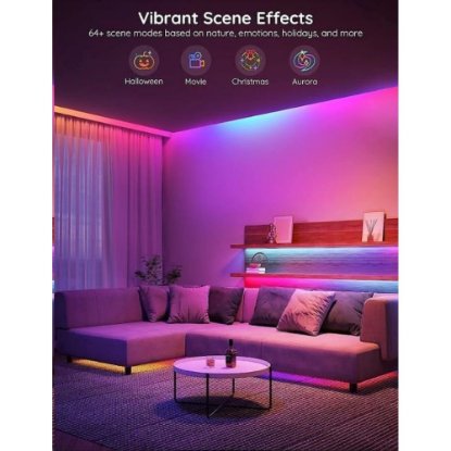 LED set GOVEE RGBIC Basic, Wi-Fi, Bluetooth, IP20, 5m