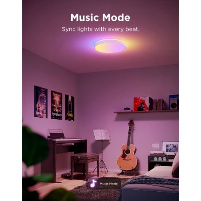 Stropna svjetiljka GOVEE RGBICWW + RGBICWW Round Smart Ceiling Light, 15"