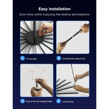 Dekorativne LED lampice GOVEE Cone Tree Lights