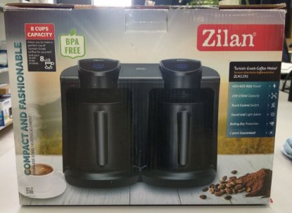 RABLJENI - Aparat za tursku kavu ZILAN ZLN1291, 400 W+400 W, 250 ml+250 ml, 8 šalica, crni