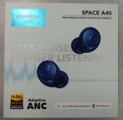 RABLJENI - Slušalice ANKER SoundCore Space A40, in-ear, bežične, Bluetooth, plave