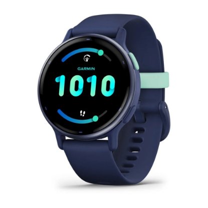 IZLOŽBENI - Pametni sat GARMIN Vivoactive 5, senzor otkucaja, GPS, plavi/plavi remen