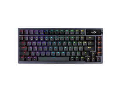 Tipkovnica ASUS ROG Azoth, RGB, mehanička, ROG NX Red switch, bežična, US Layout, crna, USB