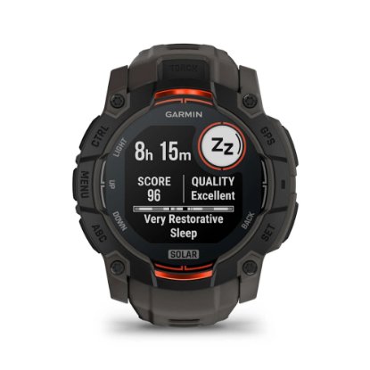 Pametni sat GARMIN Instinct 3 Solar 50mm, GPS, HR, pametne obavijesti, crni