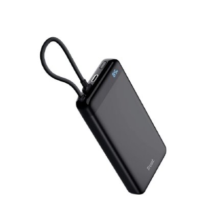 Mobilni USB punjač TRUST Fiera, 10000 mAh, crni