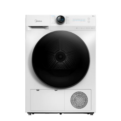 Sušilica rublja MIDEA MD200H90W/W-HR Lunar, s toplinskom pumpom, 9 kg, 14 programa, energetski razred A++, bijela