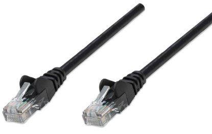 Kabel OCTIO, patch CAT5e, U/UTP, crni, 1m