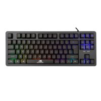 Tipkovnica BARACUDA BGK-01114 Krill, US layout, crna