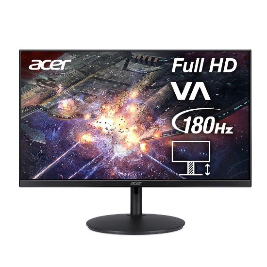 Gaming monitor 23.8" ACER Nitro XF240YS3Biphx UM.QX0EE.301, FHD, VA, 180Hz, 1ms, 300cd/m2, FreeSync, crni