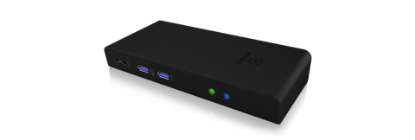 Docking station ICY BOX IB-DK2251AC, USB-C/B na 2x HDMI, USB-C, 3x USB 3.0 Type-A, 4x USB 2.0 Type-A, G-LAN RJ45, za laptop