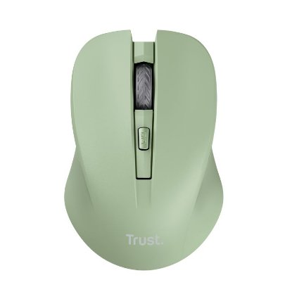 Miš TRUST Mydo Silent, optički, bežični, 1800dpi, zeleni