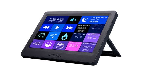 Komandna ploča za PC, G.SKILL WigiDash, 7", USB, crna