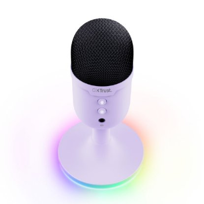 Mikrofon TRUST GXT 234 Yunix, RGB, USB i 3.5mm, rozi
