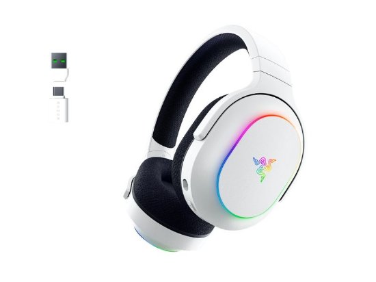 Slušalice RAZER Barracuda X Wireless Chroma, bežične, Bluetooth, WiFi, bijele