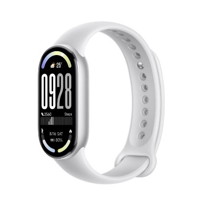 Narukvica XIAOMI Smart Band 10, mjerenje aktivnosti, senzor pokreta, vodootporna, srebrna