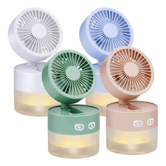 Ventilator LIFETIME AIR, stolni, s maglicom, USB, razne boje