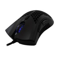 Miš BARACUDA BGM-031 Coral, RGB, optički, 12800dpi, crni