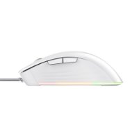 Miš TRUST GXT 924W Ybar+, RGB, optički, 25600dpi, bijeli