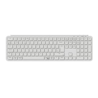 Tipkovnica KEYCHRON B6 Pro Ultra-Slim, membranska, UK Layout, bežična, bijela