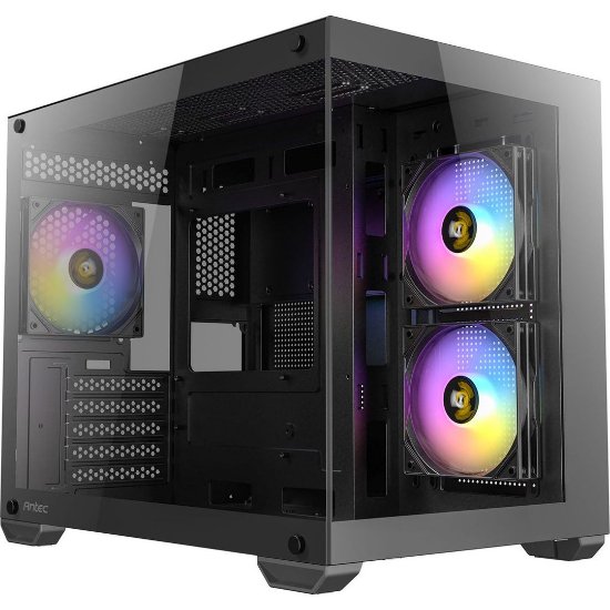 Kućište ANTEC CX600M ARGB, Mini, mATX, window, crno, bez napajanja