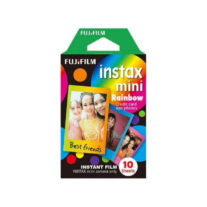 Foto papir FUJI FILM, za Instax Mini, Rainbow, 10 listova