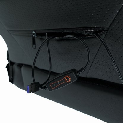 Gaming stolica EPOCH Hyperion, crna, sa sustavom za hlađenje