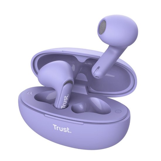 Slušalice TRUST Yavi Earbuds, in-ear, ENC, bežične, ljubičaste