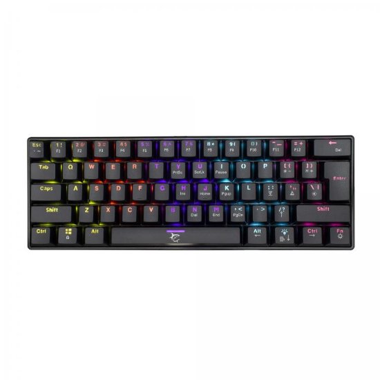 Tipkovnica WHITE SHARK GK-2022 Shinobi, LED, Plavi switch, mehanička, crna, USB