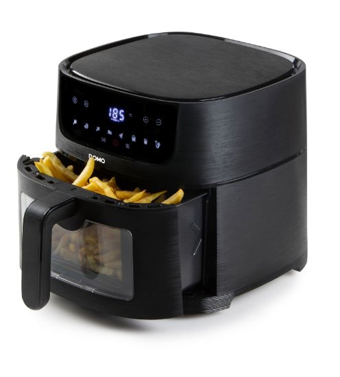 Friteza na vrući zrak DOMO DO540FR, 1500 W, 6 l, 1.5 kg, crna