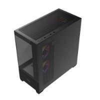 Kućište BIT FORCE SPARK ARGB-TG3, MIDI, ATX, crno, bez napajanja
