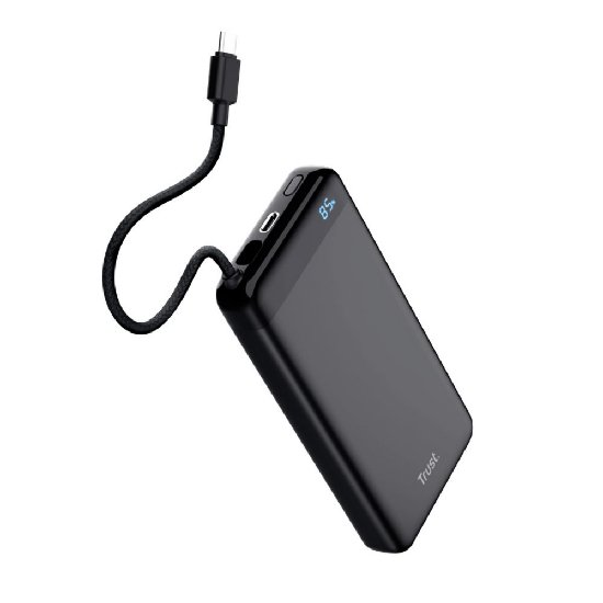 Mobilni USB punjač TRUST Fiera, 20000 mAh, crni