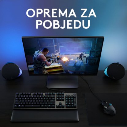 Miš LOGITECH Gaming G502 Hero RGB, optički, 25600dpi, crni, USB